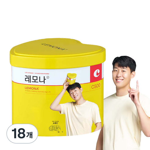 경남제약 레모나 산 손흥민 에디션, 140g, 18개