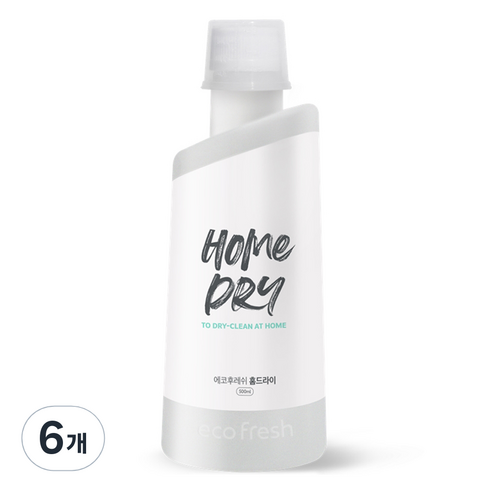 에코후레쉬 홈드라이 세제, 500ml, 6개