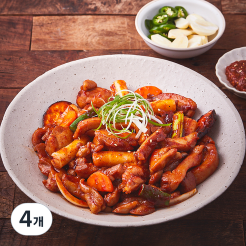 참푸드 홈클로 숯불향 닭갈비 2개입, 4개, 600g