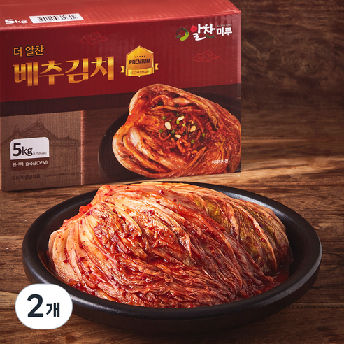 더알찬 배추김치, 5kg, 2개