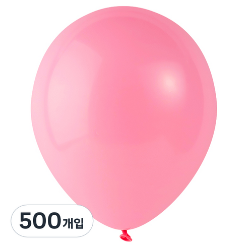 파티팡 풍선 라운드 30cm, 핑크, 500개입