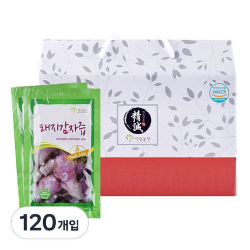 양원농장 돼지감자즙, 120개, 80ml