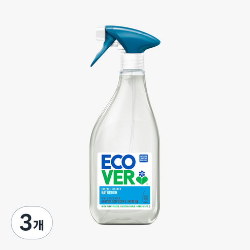 에코버 욕실 클리너, 500ml, 3개