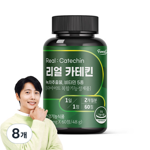 퍼니트 리얼 카테킨 800mg, 60정, 8개