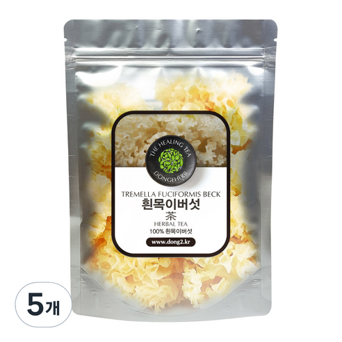 동이약초 흰목이버섯, 150g, 5개