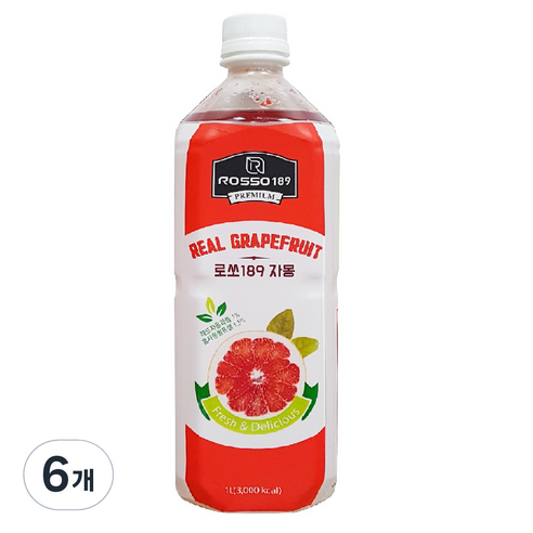 로쏘189 자몽베이스, 1L, 6개