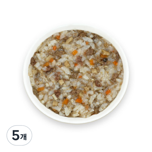짱죽 유아용 실온 이유식 후기 진밥, 한우불고기진밥, 160g, 5개