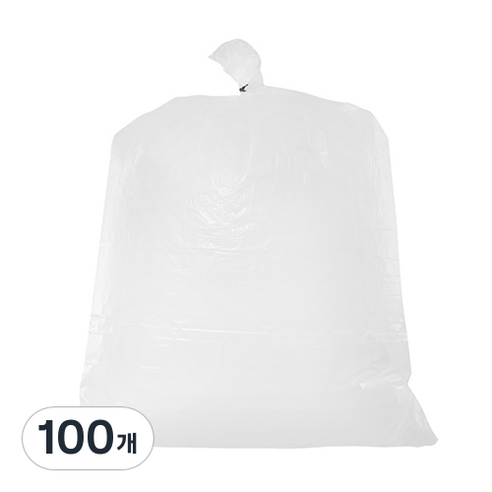 베로나 평판 분리수거 쓰레기봉투 투명, 100L, 100개