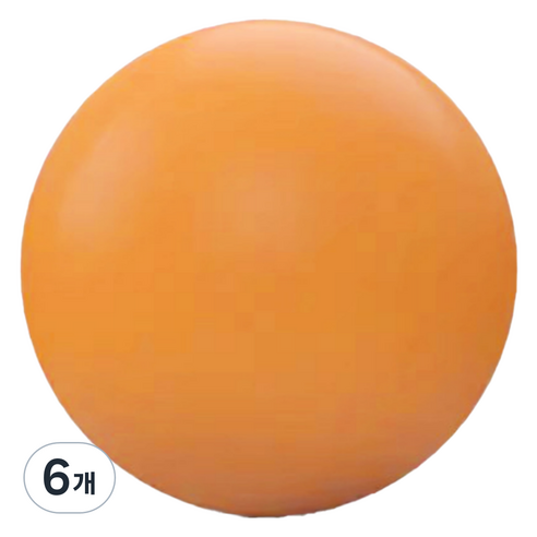 비투윈 마사지볼 65mm, 오렌지, 6개
