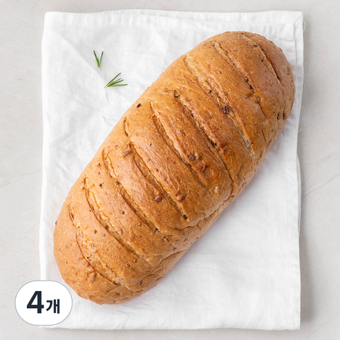 브로드카세 8가지 곡물잡곡 발효종 빵, 445g, 4개