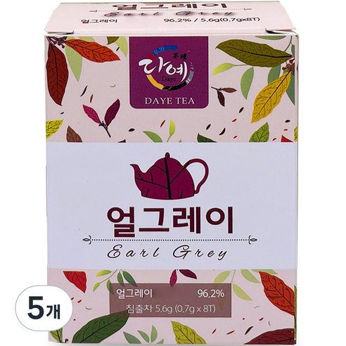 다예 얼그레이 8p, 0.7g, 8개입, 5개