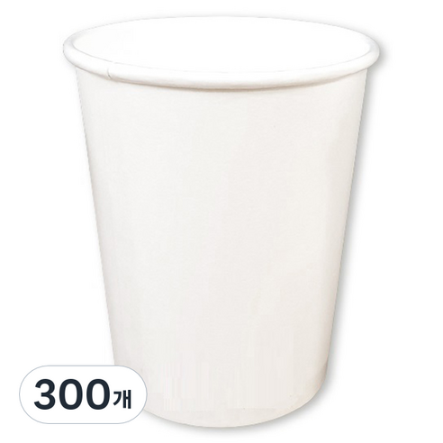 생활을그리다 종이컵 무인쇄 300ml, 300개, 1개입