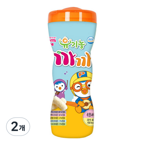 프로엠 맘스케어 유기농까까 곡물과자 40g, 곡물맛, 2개