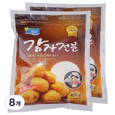 청은 감자전분, 400g, 8개