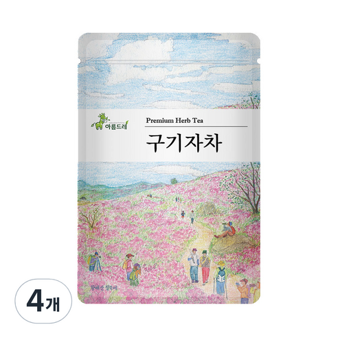 아름드레 삼각티백 구기자차, 1.5g, 25개입, 4개