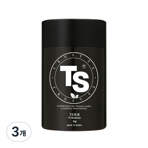 TS 흑채 23g, 흑갈색, 3개