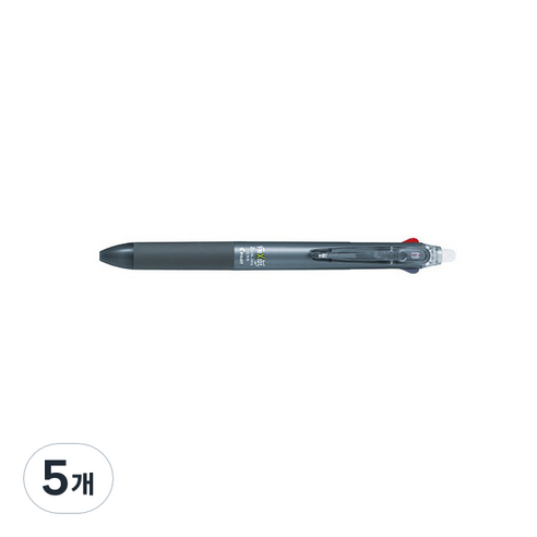 파이롯트 프릭션 2색 2C 볼펜 0.38mm, 그레이, 5개