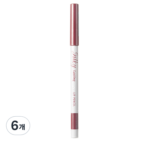 미샤 실키래스팅 립 펜슬 0.25g, 로열카펫, 6개