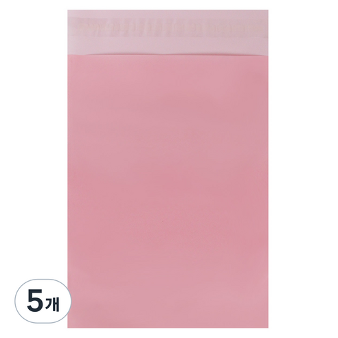 아이엔피 LDPE 택배봉투 연핑크 25p, 5개