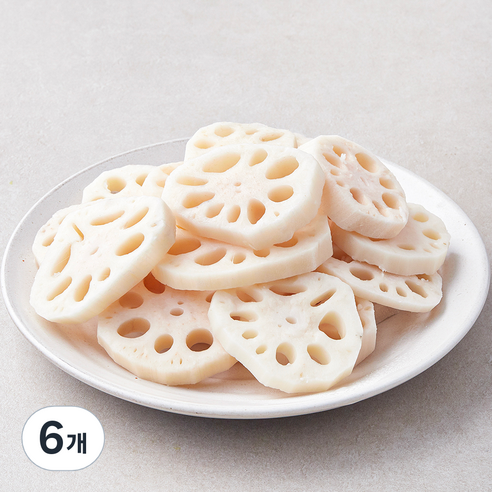 초록들 국내산 연근채, 300g, 6개