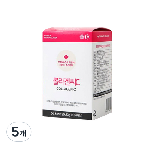 캐나다 생선 콜라겐C 30p, 5개, 90g