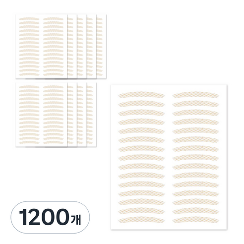 더분 대용량 마이스킨 쌍꺼풀 테이프 레이스, C타입, 1200개
