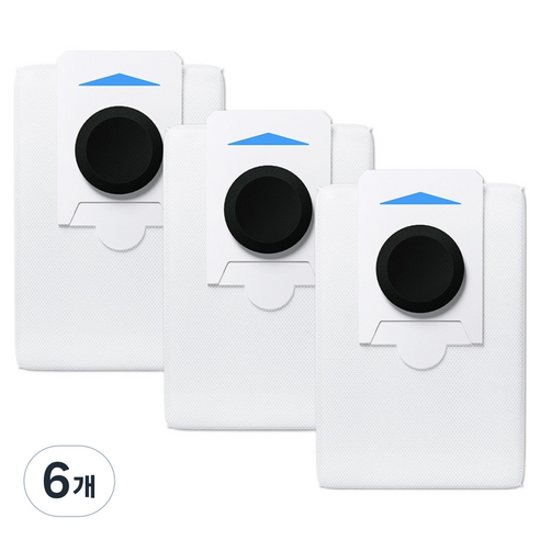 ECOVACS T30S 콤보 / X2 콤보 전용 더스트백, 6개, DDB030029