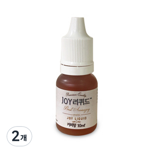 아로마조이 조이리퀴드 슬라임 향료 10ml, 2개, 커피