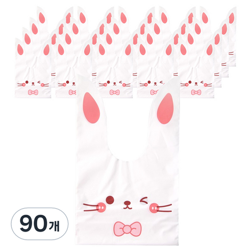 러블리 미니 포장 구디백, 윙크토끼, 90개
