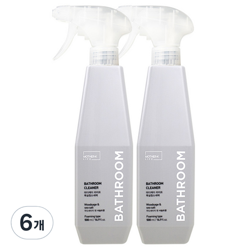 마더케이 라이프 욕실청소세제, 500ml, 6개