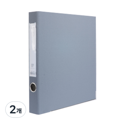 알파 웹D링 바인더 A4 3공 3cm AB948-7, 회색, 2개