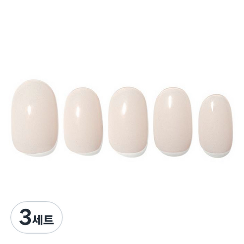 데싱디바 글레이즈 네일스티커 세트, 크림, 3세트