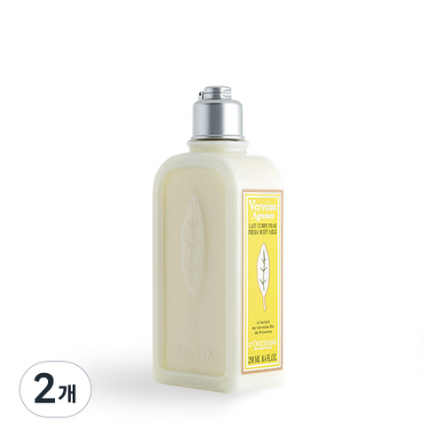 록시땅 시트러스 버베나 프레쉬 밀크 바디로션, 250ml, 2개