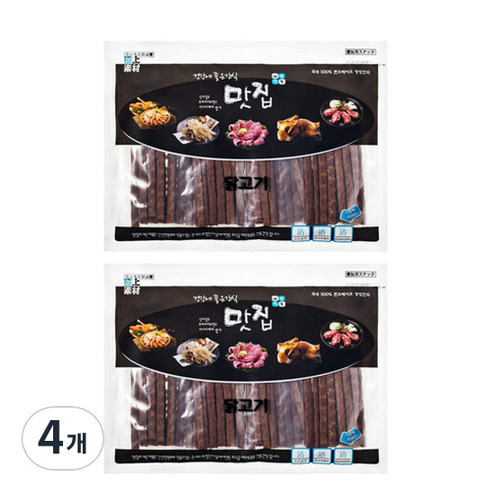 극상소재 애견 애묘겸용 건강에 좋은간식 맛집, 닭고기, 360g, 4개