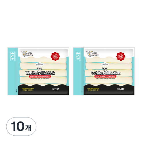 ANF 로하이드 화이트 밀크스틱 8p, 밀크, 110g, 10개