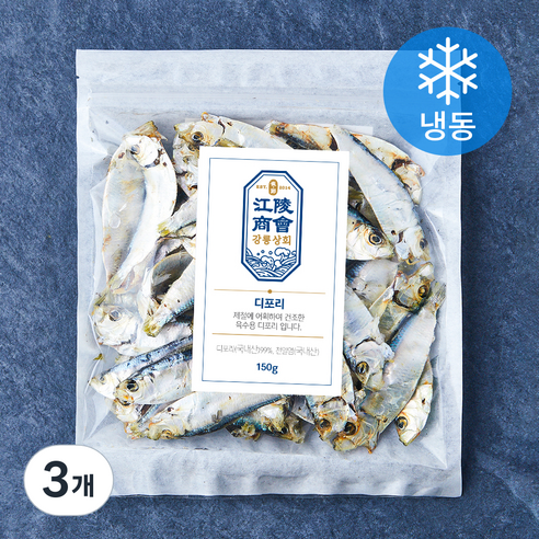 강릉상회 디포리 (냉동), 3개, 150g