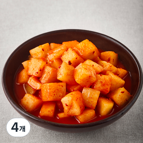 금자네 깍두기, 1kg, 4개