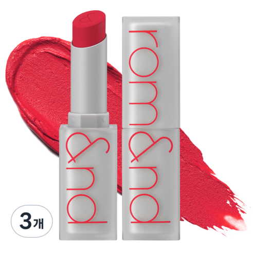 롬앤 제로 매트 립스틱 3g, 3개, 12 썸띵