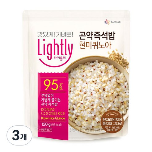 라이틀리 곤약즉석밥 현미퀴노아, 150g, 5개