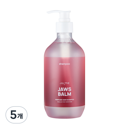 줄라이미 퍼퓸 헤어 샴푸 죠스밤, 500ml, 5개