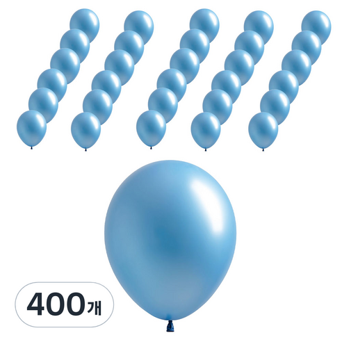 조이벌룬 풍선 30cm, 펄라이트블루, 400개