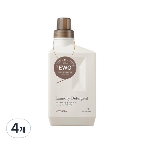 마더케이 디아 세탁세제, 4개, 1L