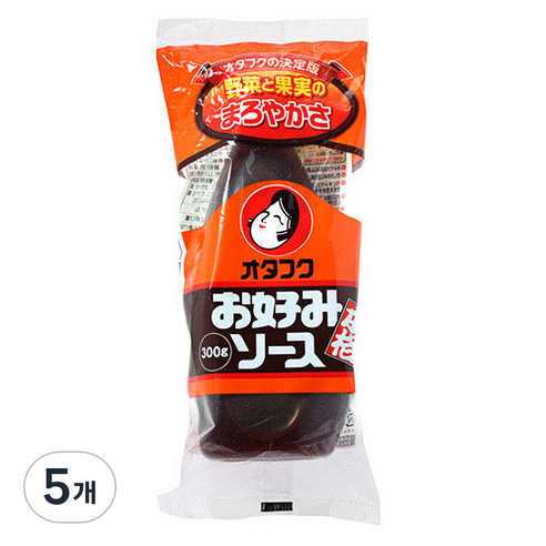 오타후쿠 오꼬노미 소스, 300g, 5개