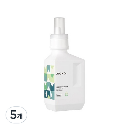 아토앤오투 올인원 식기세척기 세제, 5개, 600ml