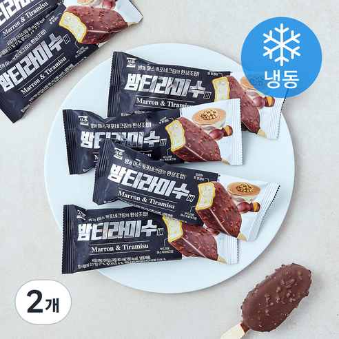 서주 밤 티라미수바 (냉동), 2개, 6개입, 80ml