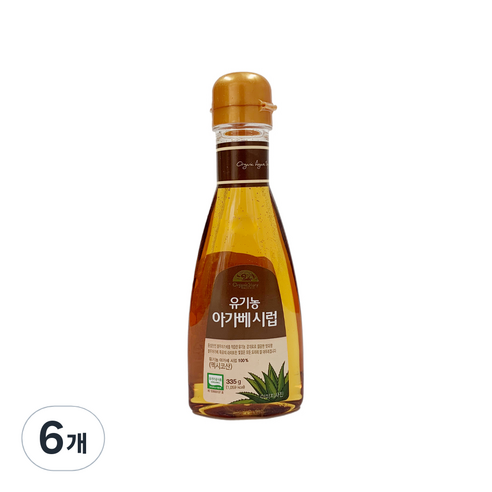 OrganicStory 유기농 아가베 시럽, 335g, 6개