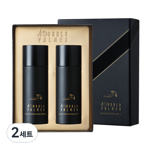 아놀드파마 블랙에디션 남성 스킨 150ml + 에멀전 150ml 세트, 2세트