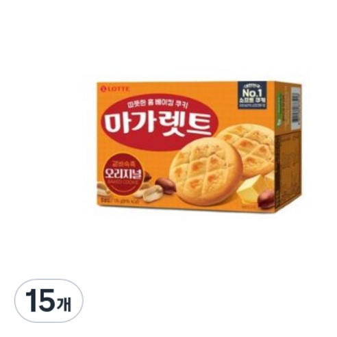 롯데제과 마가렛트 오리지널, 176g, 15개