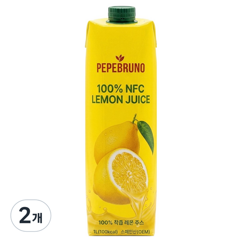 페페브루노 NFC 착즙 레몬 주스