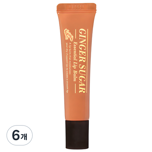 에뛰드 진저슈가 에센셜 립밤, 15ml, 6개